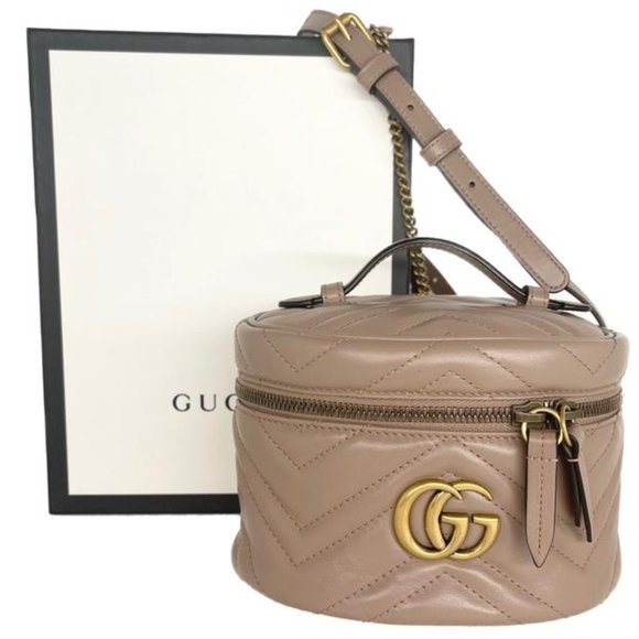 HOST PICK! Gucci GG Marmont Matelasse Mini Backpack in Rose NEW IN BOX